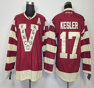 Vancouver Canucks #17 Ryan Kesler 2013 Red Jersey
