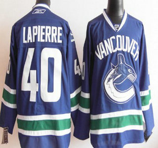 Vancouver Canucks #40 Lapierre Jersey