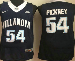 Villanova Wildcats #54 Ed Pinckney Navy College Basketball Jersey