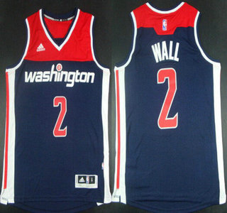 Washington Wizards #2 John Wall Revolution 30 Swingman 2014 New Navy Blue Jersey