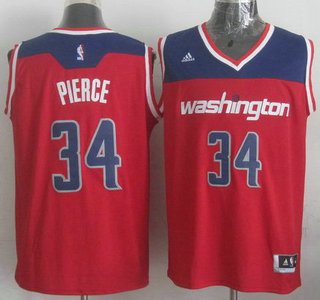 Washington Wizards #34 Paul Pierce Revolution 30 Swingman 2014 New Red Jersey