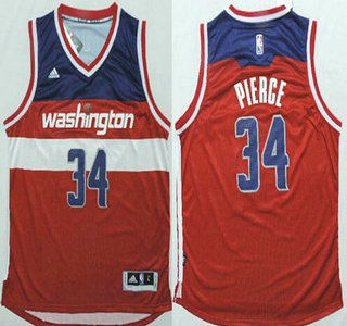 Washington Wizards #34 Paul Pierce Revolution 30 Swingman New Red Jersey