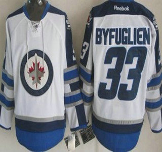 Winnipeg Jets #33 Dustin Byfuglien White Kids Jersey
