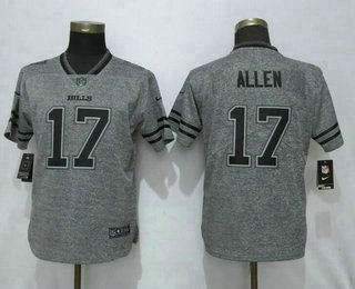 Women's Buffalo Bills #17 Josh Allen 2019 Vapor Untouchable Stitched NFL Nike Gray Gridiron Limited Jersey