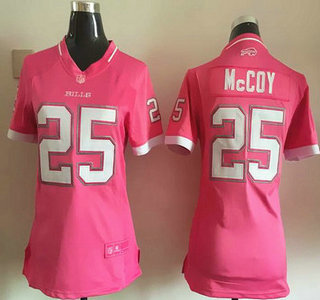 Women's Buffalo Bills #25 LeSean McCoy Pink Bubble Gum 2015 NFL Jersey