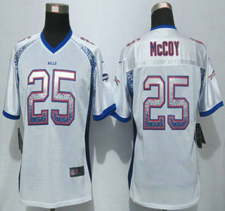Women's Buffalo Bills #25 LeSean McCoy White Drift Fashion NFL Nike Jersey