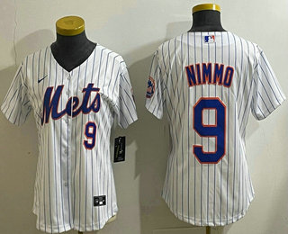 Women's Chicago Cubs #9 Miguel Amaya Number White Limited Jersey