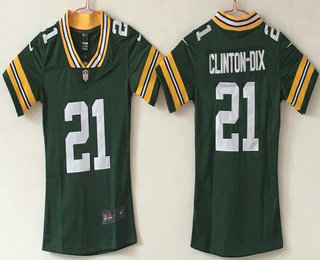 Women's Green Bay Packers #21 Ha Ha Clinton-Dix Green 2017 Vapor Untouchable Stitched NFL Nike Limited Jersey