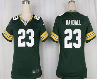 Women's Green Bay Packers #23 Damarious Randall Green Team Color Stitched NFL Nike Game Jersey