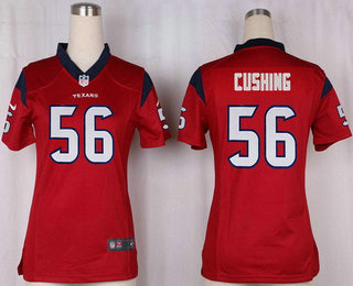 Women's Houston Texans #56 Brian Cushing Red Alternate Stitched NFL Nike Game Jersey