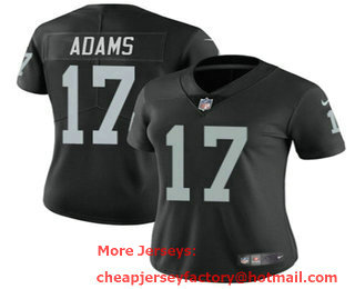 Women's Las Vegas Raiders #17 Davante Adams Black 2022 Vapor Untouchable Stitched NFL Nike Limited Jersey