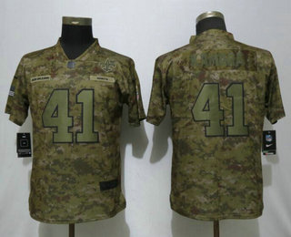 Women's New Orleans Saints #41 Alvin Kamara 2018 Camo Salute to Service Stitched NFL Nike Limited Jersey