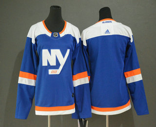 Women's New York Islanders Blank New Blue Home 2019 Hockey Adidas Stitched NHL Jersey