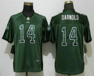 Women's New York Jets #14 Sam Darnold Green Drift Stitched NFL Nike Fashion Elite Jersey