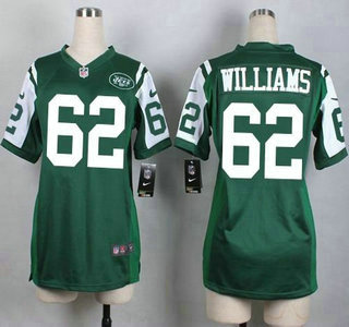 Women's New York Jets #62 Leonard Williams Nike Green Game Jersey