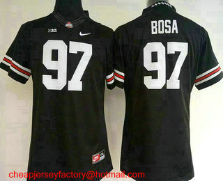 Women's Ohio State Buckeyes #97 Joey Bosa Black Limited Stitched College Football Nike NCAA Jersey
