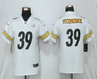 Women's Pittsburgh Steelers #39 Minkah Fitzpatrick White 2017 Vapor Untouchable Stitched NFL Nike Limited Jersey