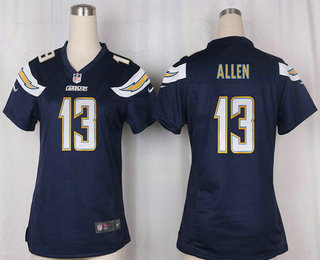 Women's San Diego Chargers #13 Keenan Allen Navy Blue Team Color Stitched NFL Nike Game Jersey