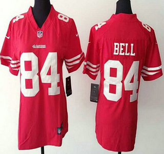 Women's San Francisco 49ers #84 Blake Bell Nike Red Game Jersey