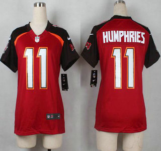 Women's Tampa Bay Buccaneers #11 Adam Humphries Red Team Color NFL Nike Game Jersey