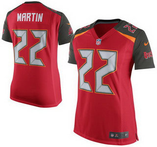 Women's Tampa Bay Buccaneers #22 Doug Martin Red Team Color NFL Nike Game Jersey