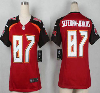 Women's Tampa Bay Buccaneers #87 Austin Seferian-Jenkins Red Team Color NFL Nike Game Jersey