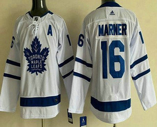 Women's Toronto Maple Leafs #16 Mitch Marner White Stitched Jersey