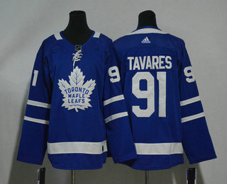 Youth Toronto Maple Leafs #91 John Tavares Royal Blue Home Stitched NHL Jersey
