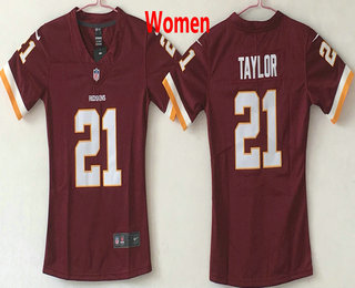 Women's Washington Redskins #21 Sean Taylor Red 2017 Vapor Untouchable Stitched NFL Nike Limited Jersey