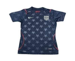 Women USA National Team Blank Navy Away 2026 World Cup Soccer Jersey Kit