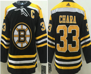 Youth Boston Bruins #33 Zdeno Chara Black 2017-2018 Hockey Stitched NHL Jersey