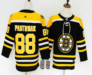 Youth Boston Bruins #88 David Pastrnak Black 2017-2018 Hockey Stitched NHL Jersey