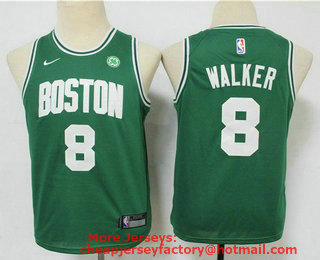Youth Boston Celtics #8 Kemba Walker Green Nike 2019 Swingman General Electric Stitched NBA Jersey