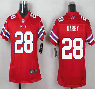 Youth Buffalo Bills #28 Ronald Darby Red 2015 NFL Nike Game Jersey