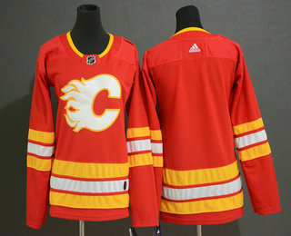 Youth Calgary Flames Blank Gaudreau Red Adidas Stitched NHL Jersey