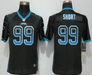 Youth Carolina Panthers #99 Kawann Short Black Drift Fashion NFL Nike Jersey