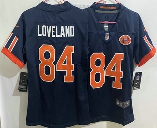 Youth Chicago Bears #84 Colston Loveland Navy 2026 Vapor Rivalries Collection Limited Stitched Jersey