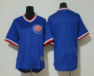 Youth Chicago Cubs Blank Royal Blue Pullover 1994 Cooperstown Collection Stitched MLB Jersey