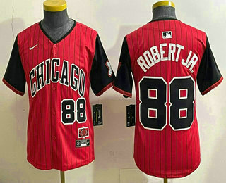 Youth Chicago White Sox #88 Luis Robert Red 2025 City Connect Limited Jersey