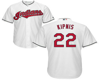 Youth Cleveland Indians #22 Jason Kipnis White Home Cool Base Baseball Jersey