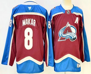Youth Colorado Avalanche #8 Cale Makar Red Authentic Jersey