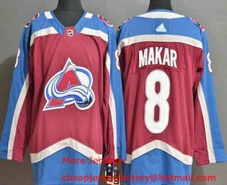 Youth Colorado Avalanche #8 Cale Makar Red Stitched Jersey