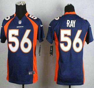 Youth Denver Broncos #56 Shane Ray Nike Blue Game Jersey