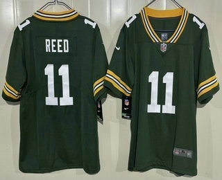 Youth Green Bay Packers #11 Jayden Reed Limited Green Vapor Jersey