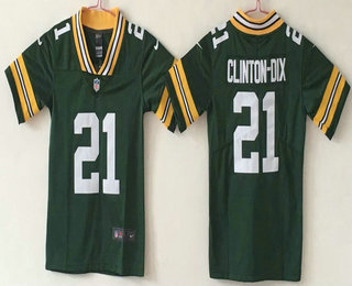 Youth Green Bay Packers #21 Ha Ha Clinton-Dix Green 2017 Vapor Untouchable Stitched NFL Nike Limited Jersey
