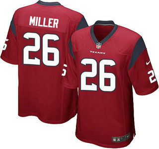 Youth Houston Texans #26 Lamar Miller Red Alternate NFL Nike Game Jersey