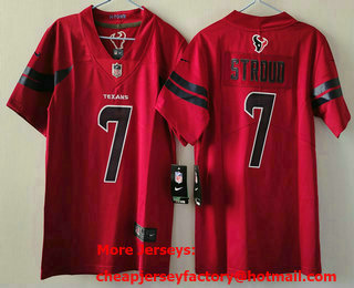 Youth Houston Texans #7 CJ Stroud Limited Red 2024 Vapor Jersey