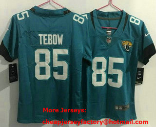 Youth Jacksonville Jaguars #85 Tim Tebow Limited Green Vapor Jersey