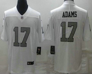 Youth Las Vegas Raiders #17 Davante Adams Limited White Alternate Vapor Jersey