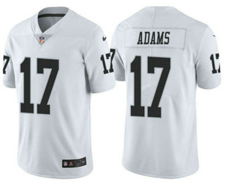 Youth Las Vegas Raiders #17 Davante Adams White Vapor Untouchable Limited Stitched Jersey